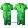 Conjunto (Camiseta+Pantalón Corto) Portero Portugal Primera Equipación Mundial 2022 - Niño